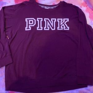 PINK over sized sweatshirt